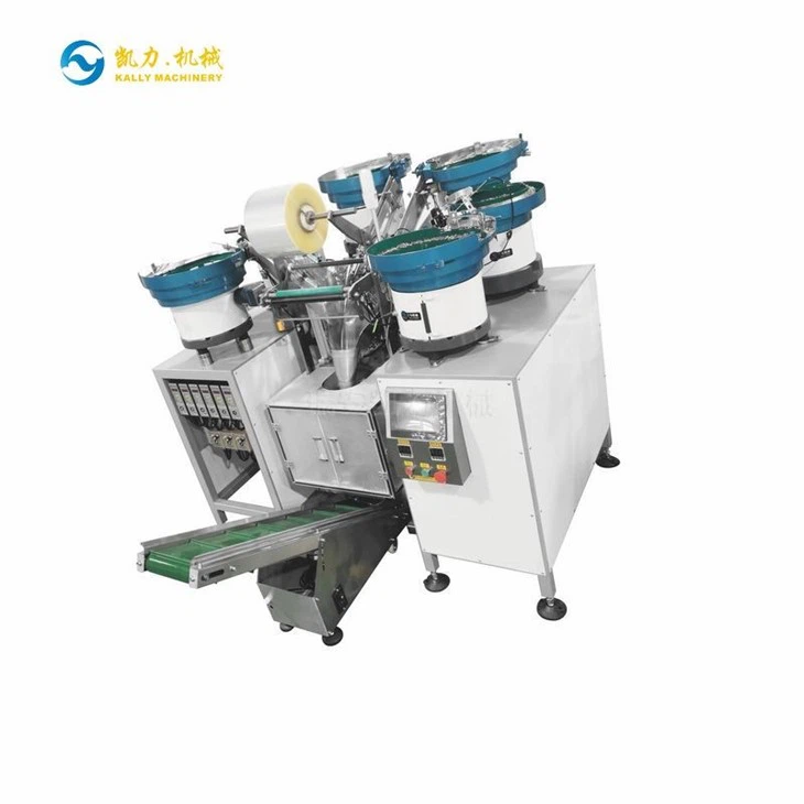 Custom-Made Automatic Counting And Packaging Machine For Electrical Industry Accessories